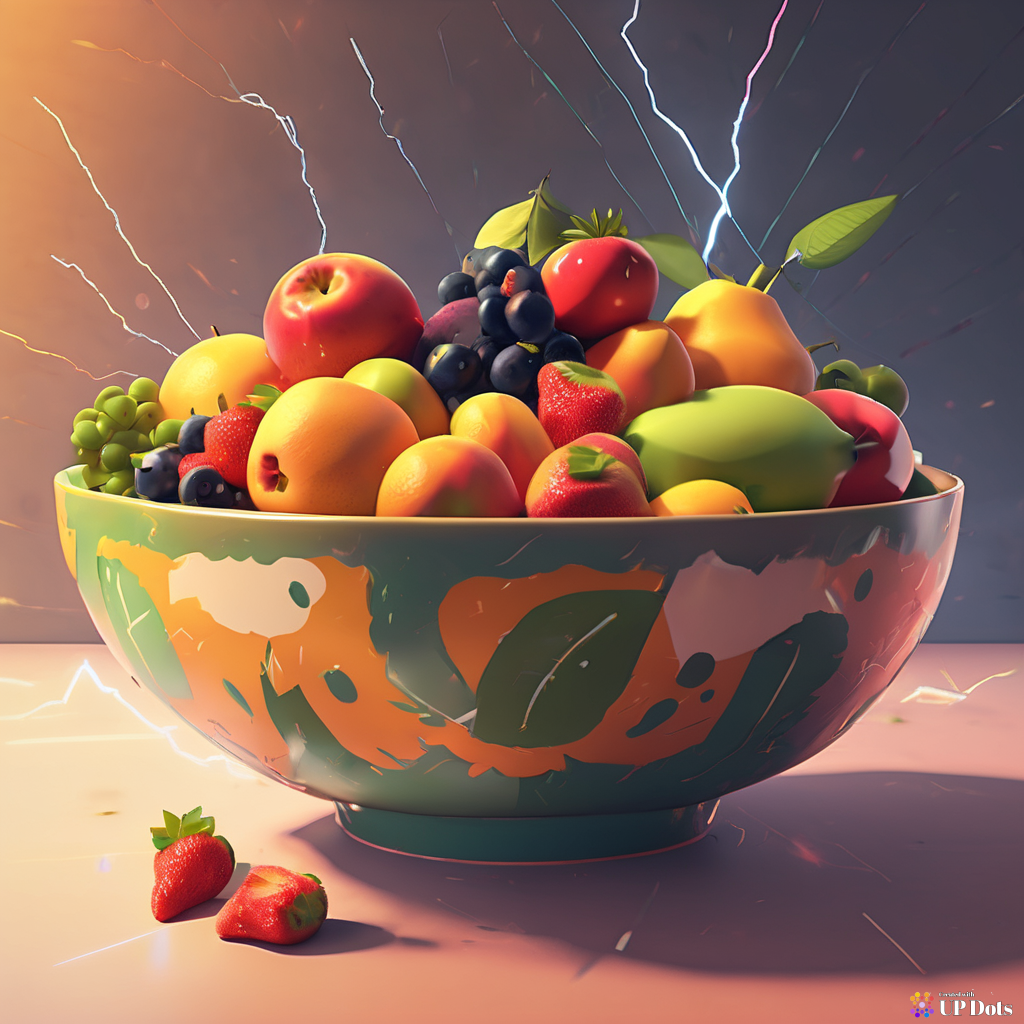 large bowl of fresh fruit