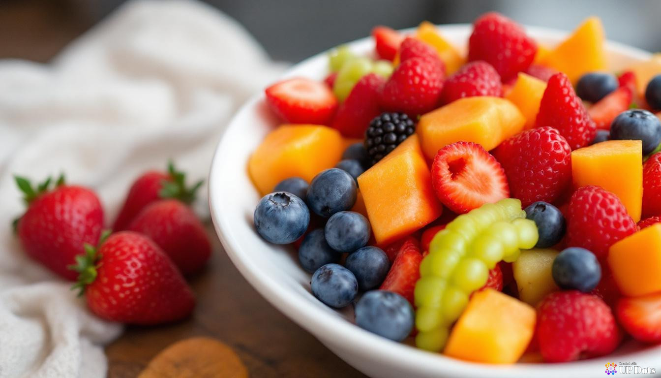 large bowl of fresh fruit