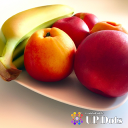 a plate full of healthy fruit